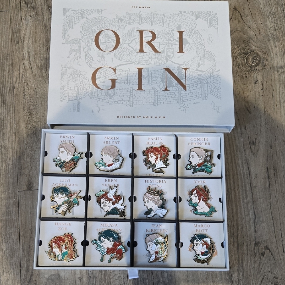 Origin Set of Character Pins
